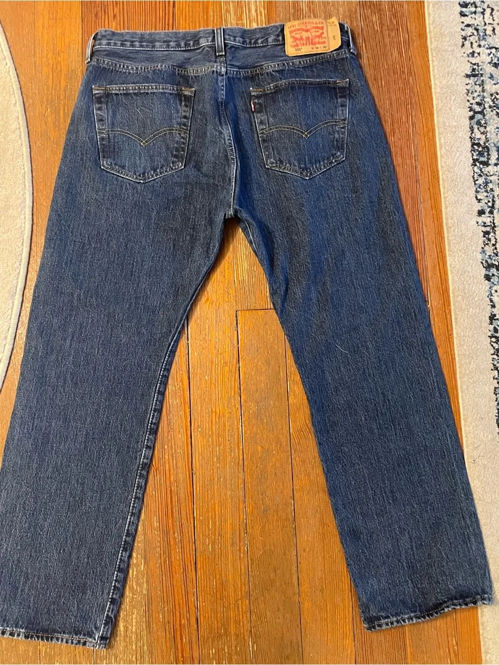 Levi’s Original Fit 501 Men’s Jeans 36x30 Dark Stonewash Buttonfly Egypt